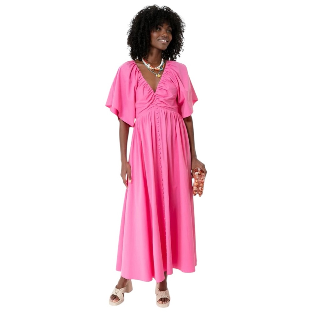 Pomander Place Pink Maxi Dress